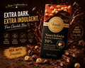 Venchi Nocciolata Fondente 70% Dark Chocolate & Whole Hazelnuts Bar - 95g