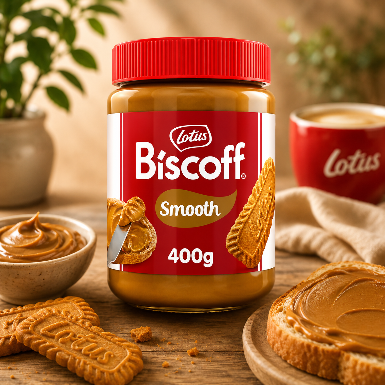Lotus Biscoff Spread | Creamy Smooth & Velvety Texture 400gm Jar