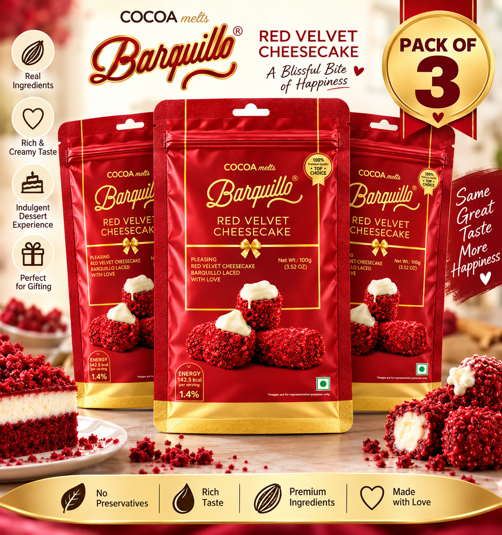 Barquillo  Red Velvet  Cheesecake 100 gm ( UAE) Pack of 3