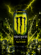 Monster Energy Drink Super Dry Nitro 500 ml (UK) ( pack of 2 )