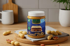 Natural Crunchy Peanut Butter 340 gm - 100% Peanuts, No Added Sugar & Salt, Unsweetened Crunchy, 26 gm Protein