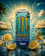 Monster Energy Drink Aussie Lemonade 500 ml ( pack of 2 )