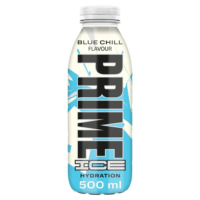 Prime Hydration Drink Ice Blue Chill 500 ml (USA) ( pack of 2 )