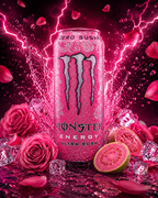 Monster Energy Drink Ultra Rossa 500 ml (UK) ( pack of 2 )