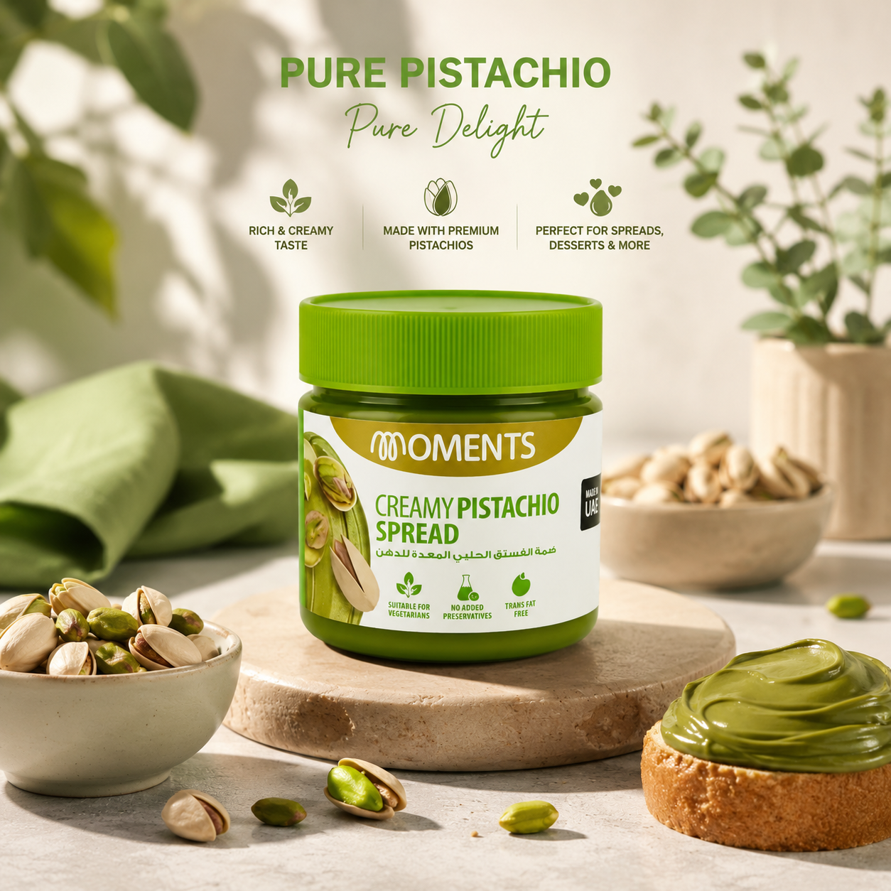 Moments Kunafa Pistachio Spread (UAE)