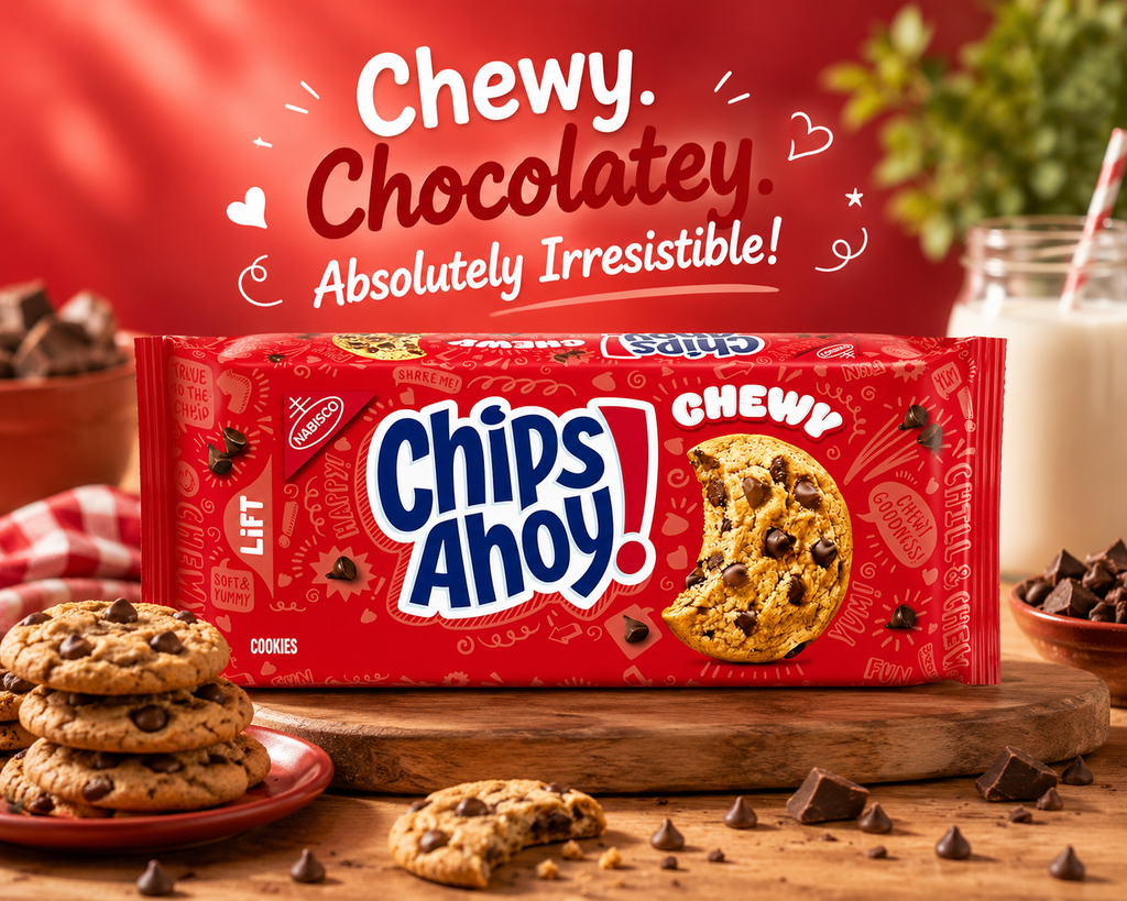 Chips Ahoy!! Chocolate Chip Chewy Cookies 368 Gm (Pack of 02)