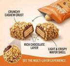 MellsBurry Lekkers Minis Premium Chocolate Mints with Cashew, by febora foods, High Protein, Crunchy Wafer Bites 150g Brand: Febora Foods
