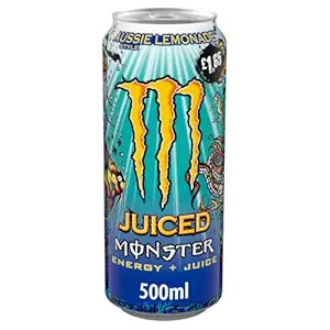 Monster Energy Drink Aussie Lemonade 500 ml ( pack of 2 )