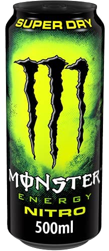 Monster Energy Drink Super Dry Nitro 500 ml (UK) ( pack of 2 )