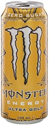 Monster Energy Drink Ultra Golden Paradise Pineapple 500 ml ( Pack of 2)