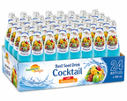 American Delight Basil Seed Drink | Cocktail Flavored Drink with Basil Seed | Pack of 24 x 300ml Each | Ready to Serve