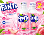 Fanta White Peach 300 ml, ( Pack of 2 ) (Imported from Japan)
