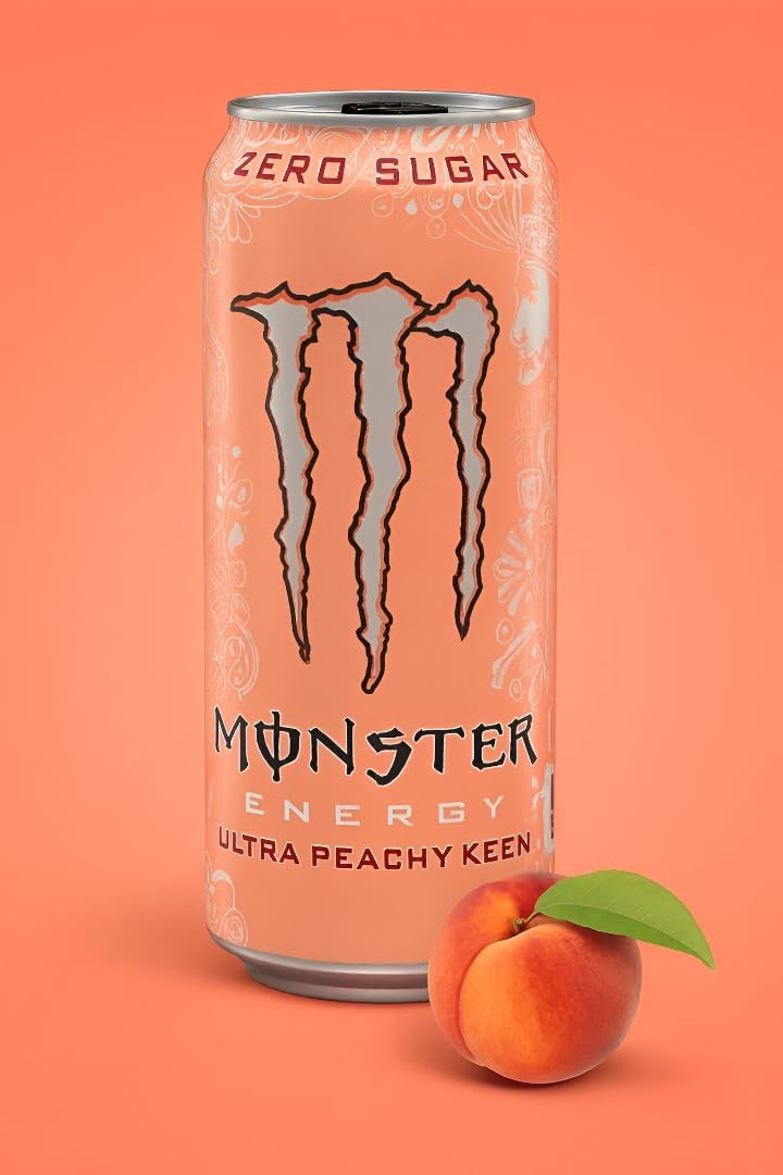 Monster Energy Drink Ultra Peachy Keen 500 ml ( pack  of 2)