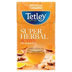 Tetley Super Herbal Active Green Tea - Imported Premium Herbal Blend