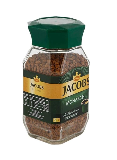 Jacobs Monarch Instant Coffee 190G Bottle - Premium Ground Coffee