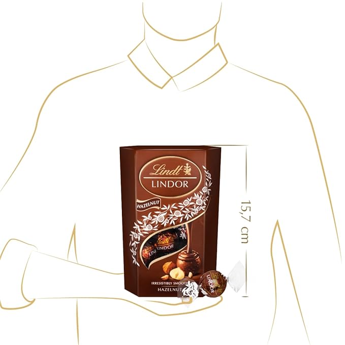 Lindt LINDOR Hazelnut Chocolate Truffles, 7.05 oz200 g