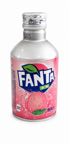 Fanta White Peach 300 ml, ( Pack of 2 ) (Imported from Japan)