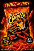 Cheetos Xtra Flamin Hot, 226.8g  (Pack of 02) (USA)