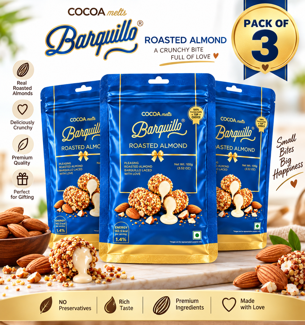 Barquillo Roasted Almond 100 g ( UAE ) Pack of 3