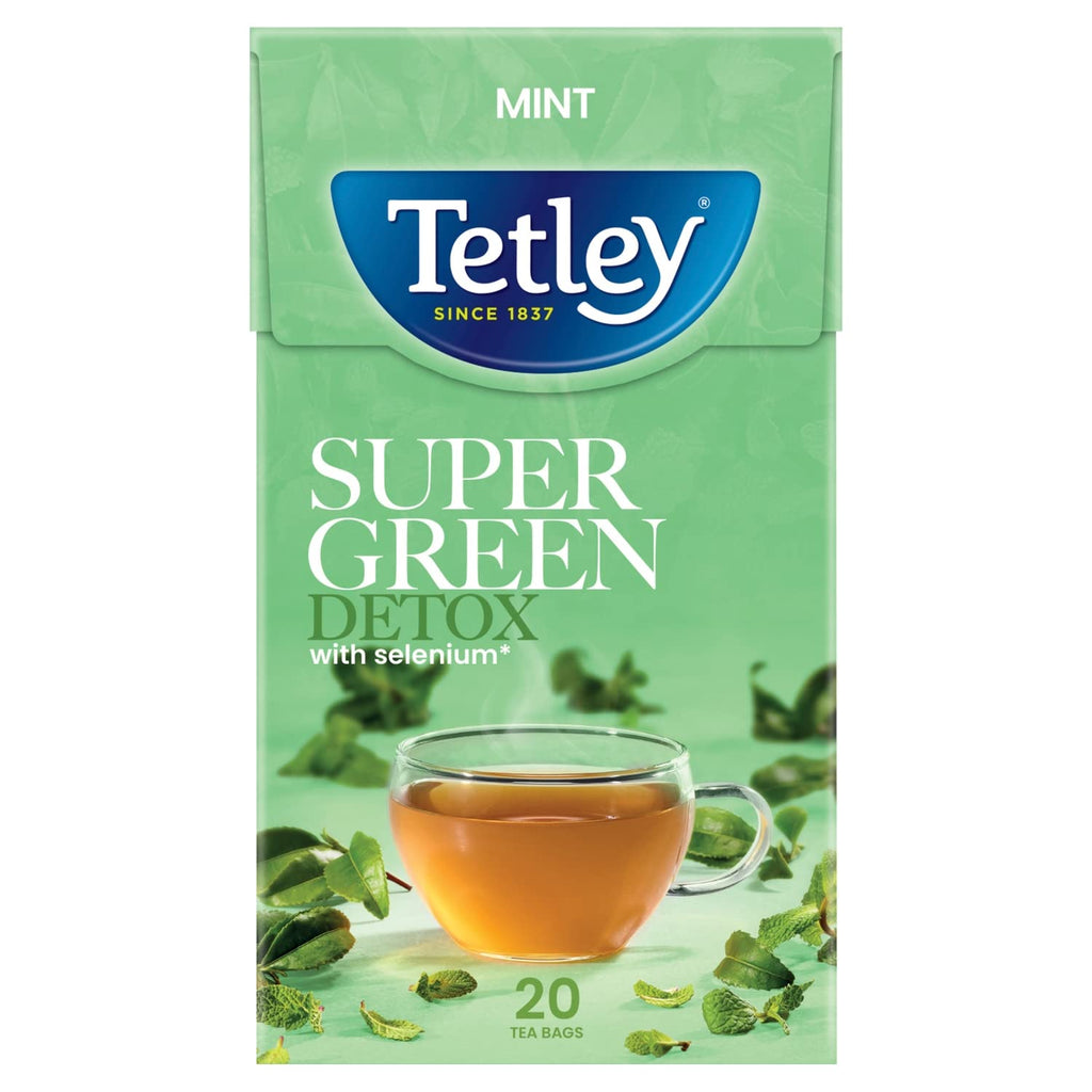 Tetley Super Green Detox Tea Imported for Ultimate Wellness
