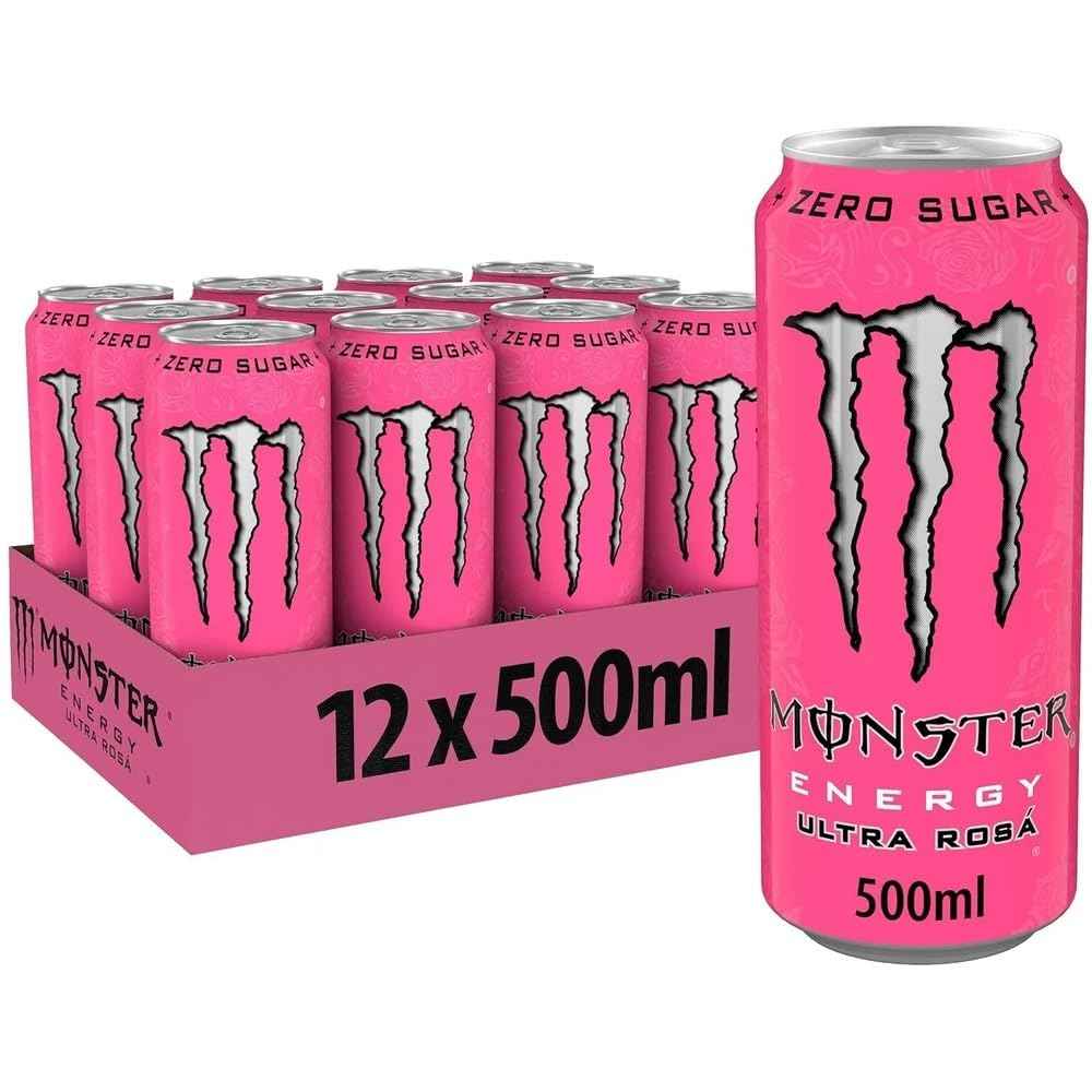 Monster Energy® Ultra Rossa Carbonated Energy Drink | Pack of 12 Cans (UK)