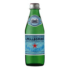 San Pellegrino Sparkling Natural Mineral Water Glass Bottle 250ml - (Pack of 24)