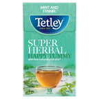 Tetley Happy Tummy Green Tea - Imported Herbal Blend for Digestive Wellness