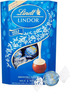 Lindt Lindor Milk and White Chocolate Truffles Box - Approx 16 balls, 200 g