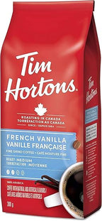 Tim Hortons French Vanilla Coffee - Medium Roast 100% Arabica Fine Grind