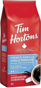 Tim Hortons French Vanilla Coffee - Medium Roast 100% Arabica Fine Grind