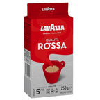 Lavazza Qualita Rossa Coffee Ground Coffee Pouch, 250 g Bag