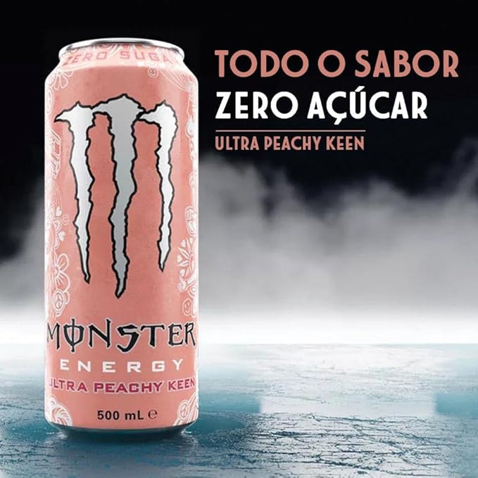 Monster Energy Drink Ultra Peachy Keen 500 ml ( pack  of 2)
