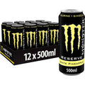 Monster Energy® White Pineapple Carbonated Energy Drink | Pack of 12 Cans (UK)