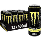 Monster Energy® White Pineapple Carbonated Energy Drink | Pack of 12 Cans (UK)