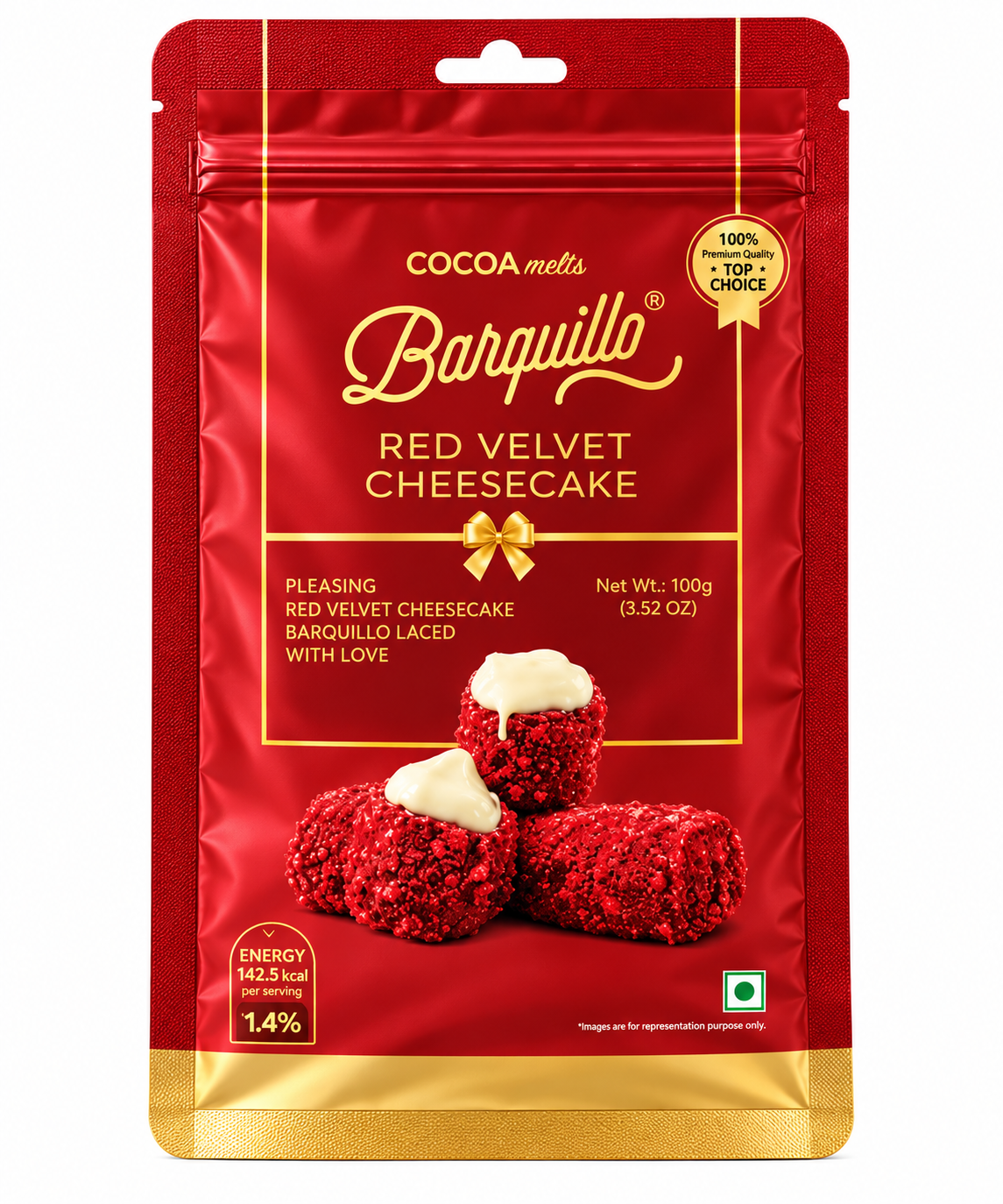 Barquillo  Red Velvet  Cheesecake 100 gm ( UAE) Pack of 3