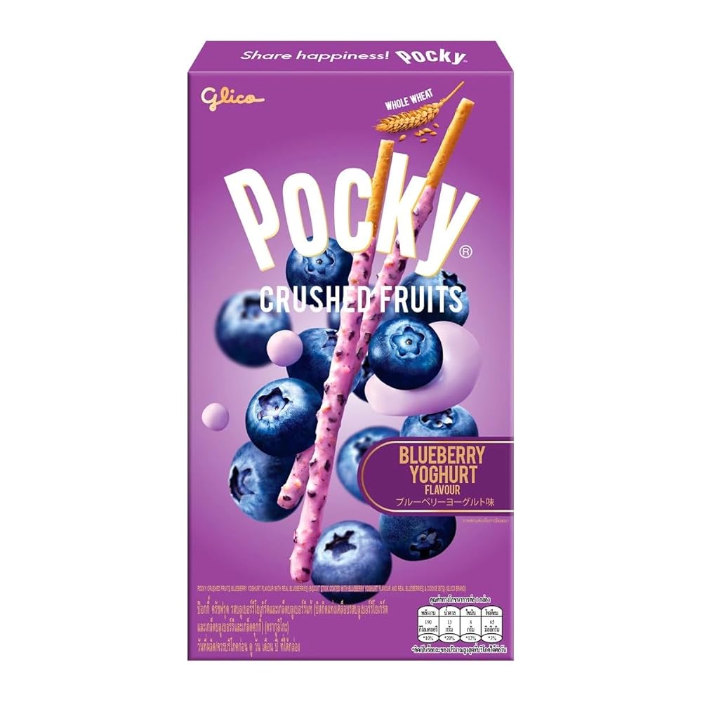 Pocky Crushed Fruits Blueberry Yoghurt (Pack of 03)