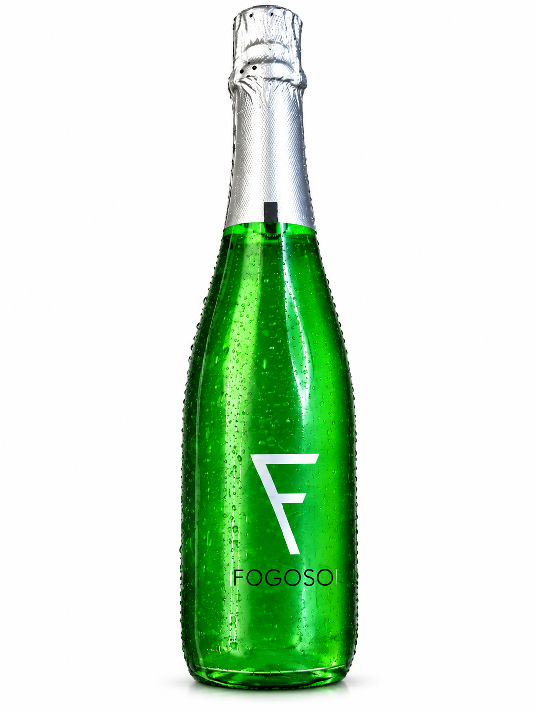 FOGOSO Green Apple Flavour Sparkling Juice | Refreshing & Chilled