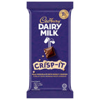 Cadbury Dairy Milk Crisp-It Milk Chocolate with Wheat Crisps 130g (Pack of 02) (Malaysia)
