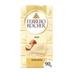 Ferrero Rocher White Chocolate Bar with Hazelnuts - 90 Gram