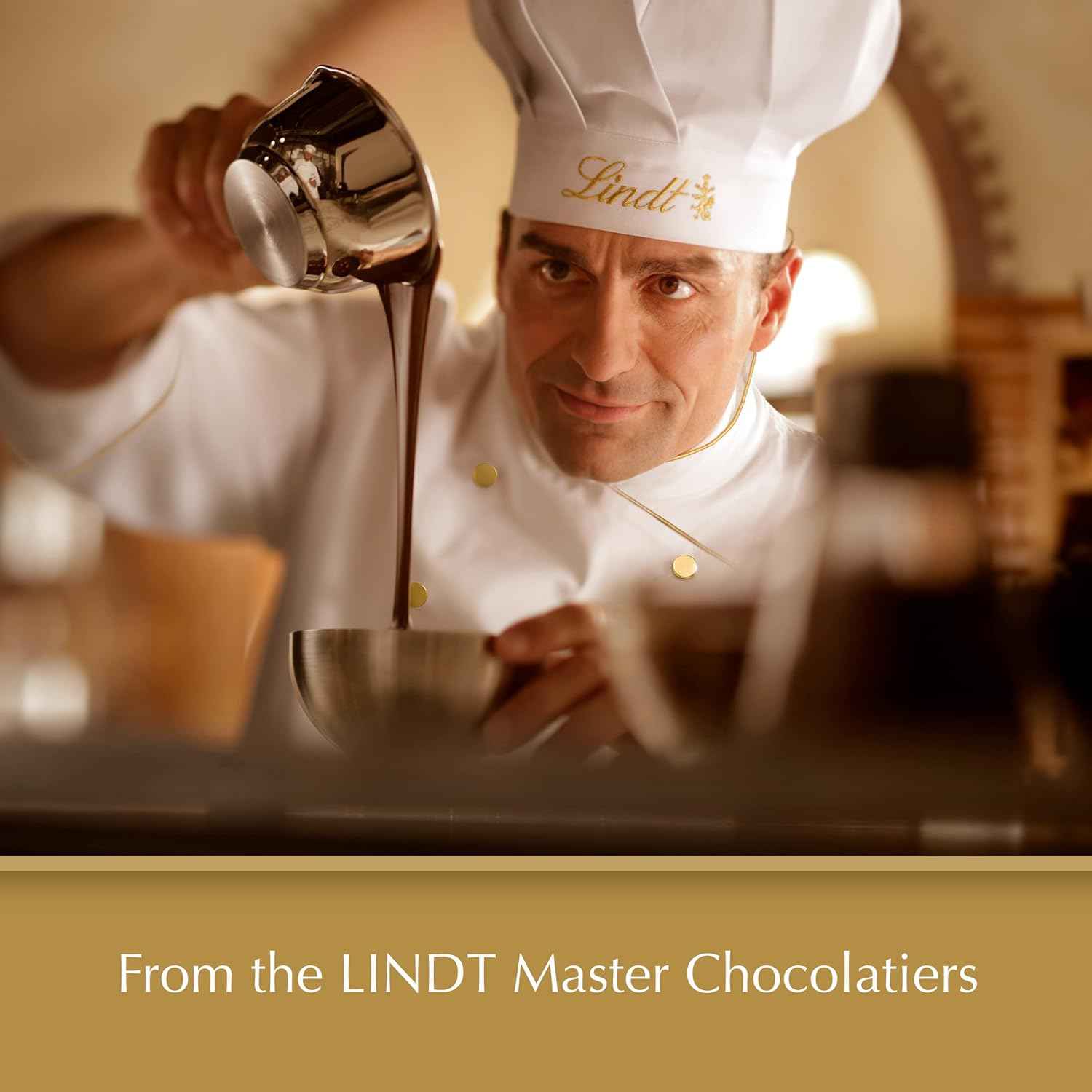 Lindt Grand Plaisir Dark Chocolate Bar with Caramel and Fleur de Sel, Premium Swiss Chocolate, 150g (From Asutria) (Pack of 02)