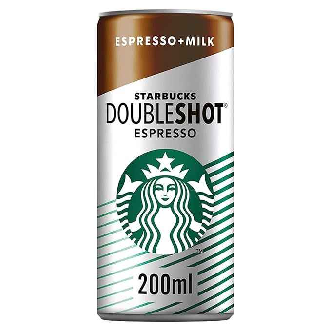 Starbucks Doubleshot Espresso | 2X Espresso | Espresso + Milk, 6.76 fl oz ��� 2