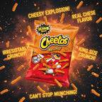 Frito Lay Cheetos King Size Crunchy Cheese Flavored Snack 3.49 oz ℮ 99 g