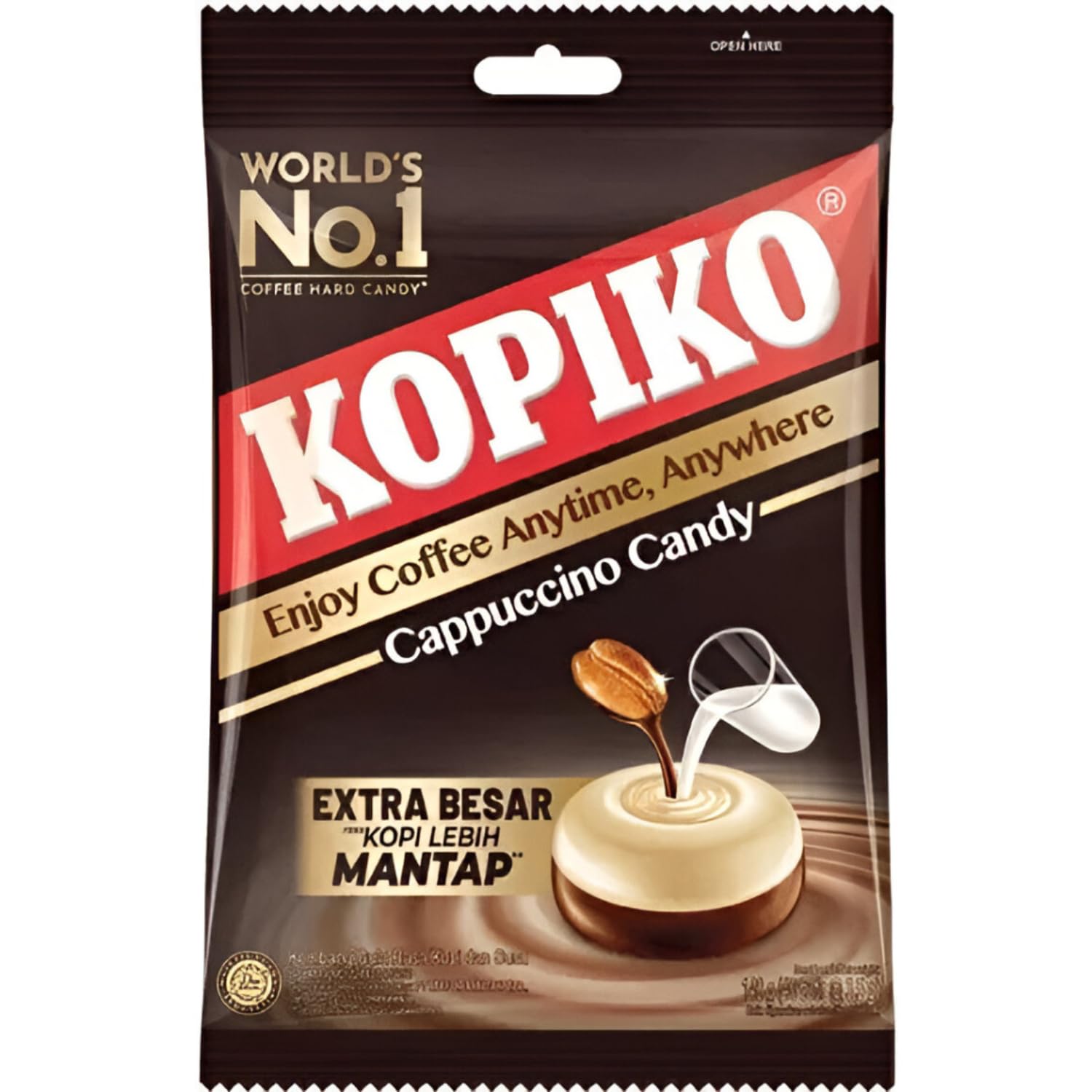 KOPIKO Cappuccino Coffee Candy - World's No 1 Coffee Hard Candy 175g Imported from Malaysia