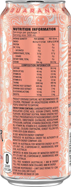 Monster Energy Drink Ultra Peachy Keen 500 ml ( pack  of 2)