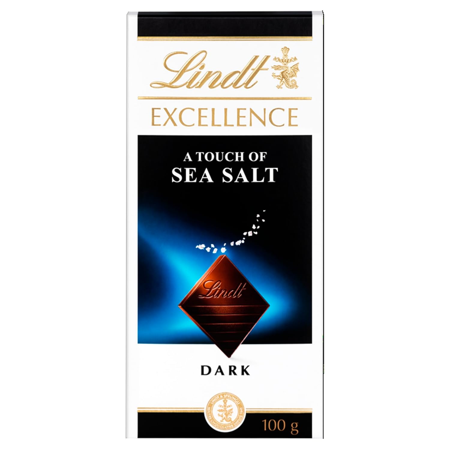 Lindt Sea Salt Chocolate Excellence 100 Grams (Pack of 02)