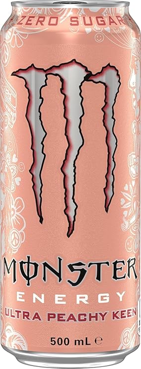 Monster Energy Drink Ultra Peachy Keen 500 ml ( pack  of 2)