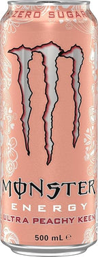 Monster Energy Drink Ultra Peachy Keen 500 ml ( pack  of 2)