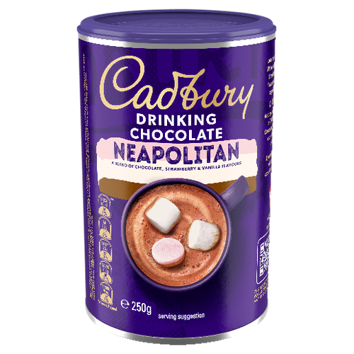 Cadbury Drinking Neapolitan Hot Chocolate 250 gm (UK)