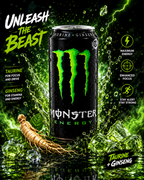 Monster Energy Drink 500 ml (UK) ( pack of 2 )
