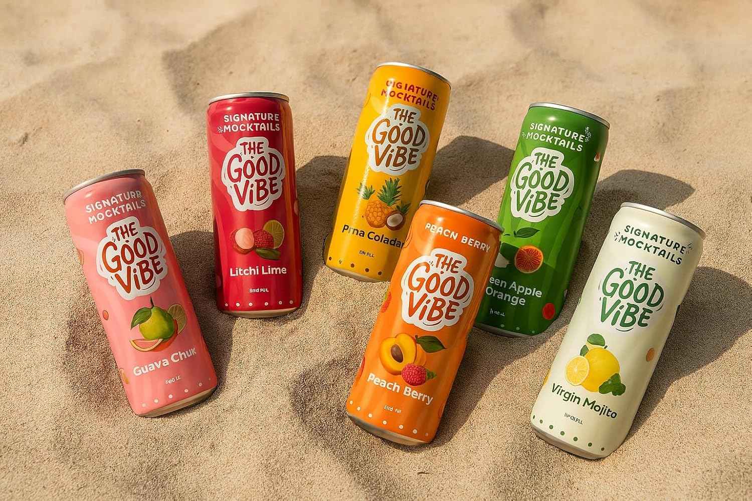 The Good Vibe Litchi Lime Signature Mocktail | 250 ML ( pack of 24)